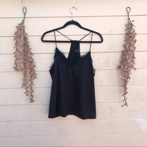 Forever 21 Black Silk Camisole